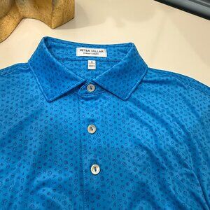 PETER MILLAR Elements Performance Jersey Polo-Crown Sport Summer Comfort Small